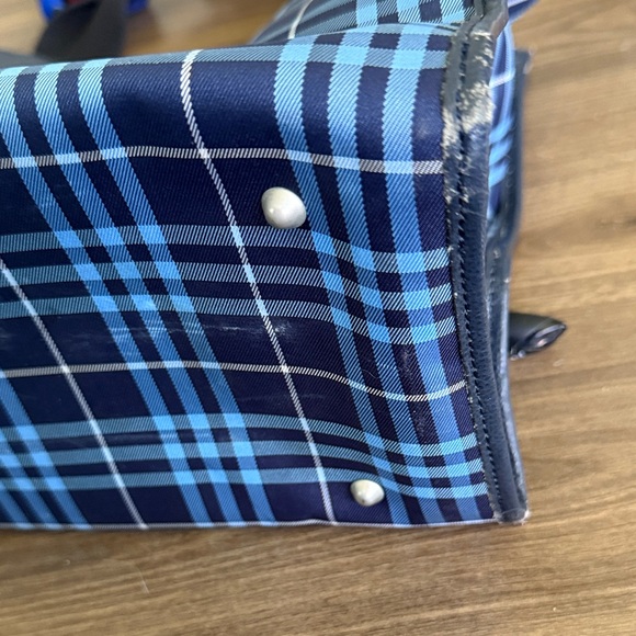 Burberry Navy and Light Blue authentic official blue tag hand bag - Picture 10 of 12